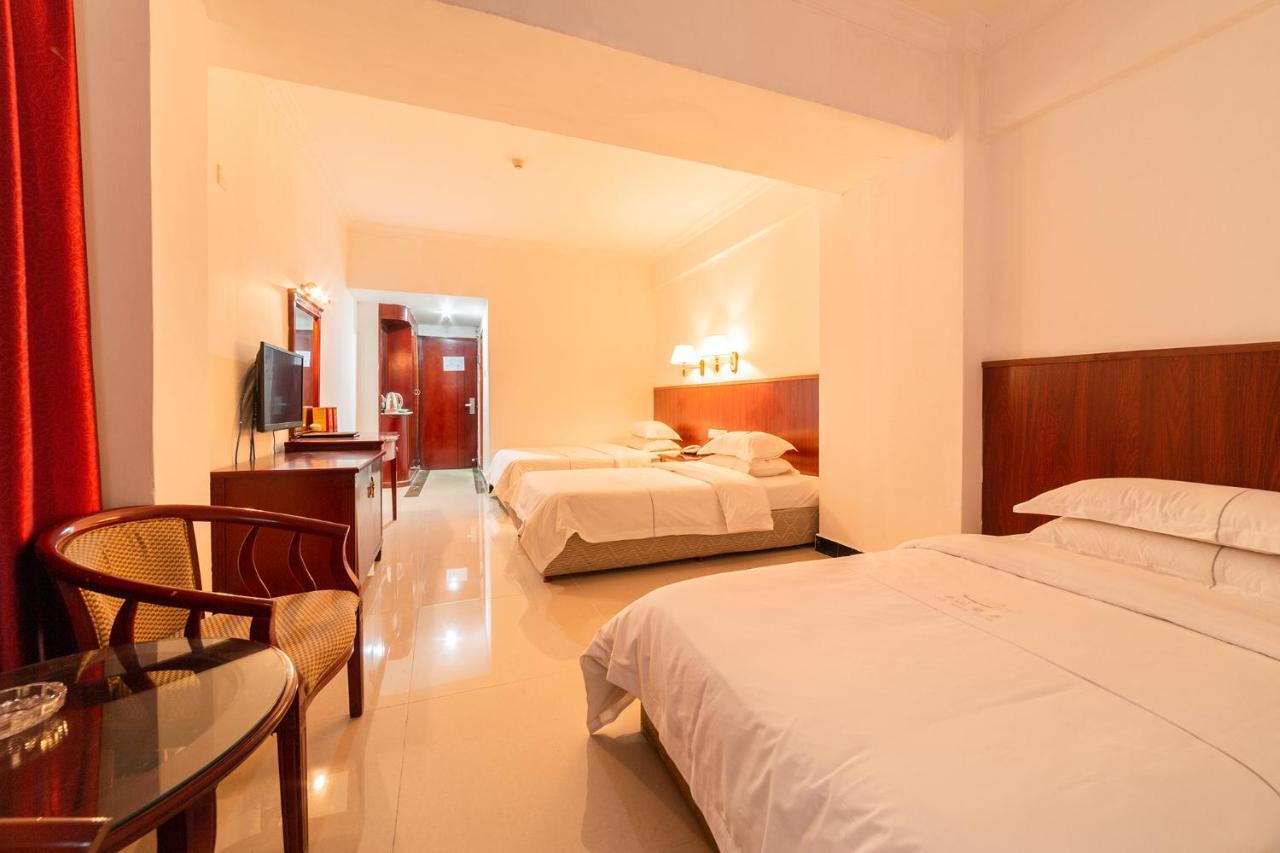 Guangzhou Junshan Hotel - Shuttle Bus For Canton Fair Eksteriør billede